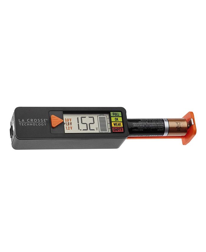 La Crosse Technology Handheld Digital Battery Tester Macy