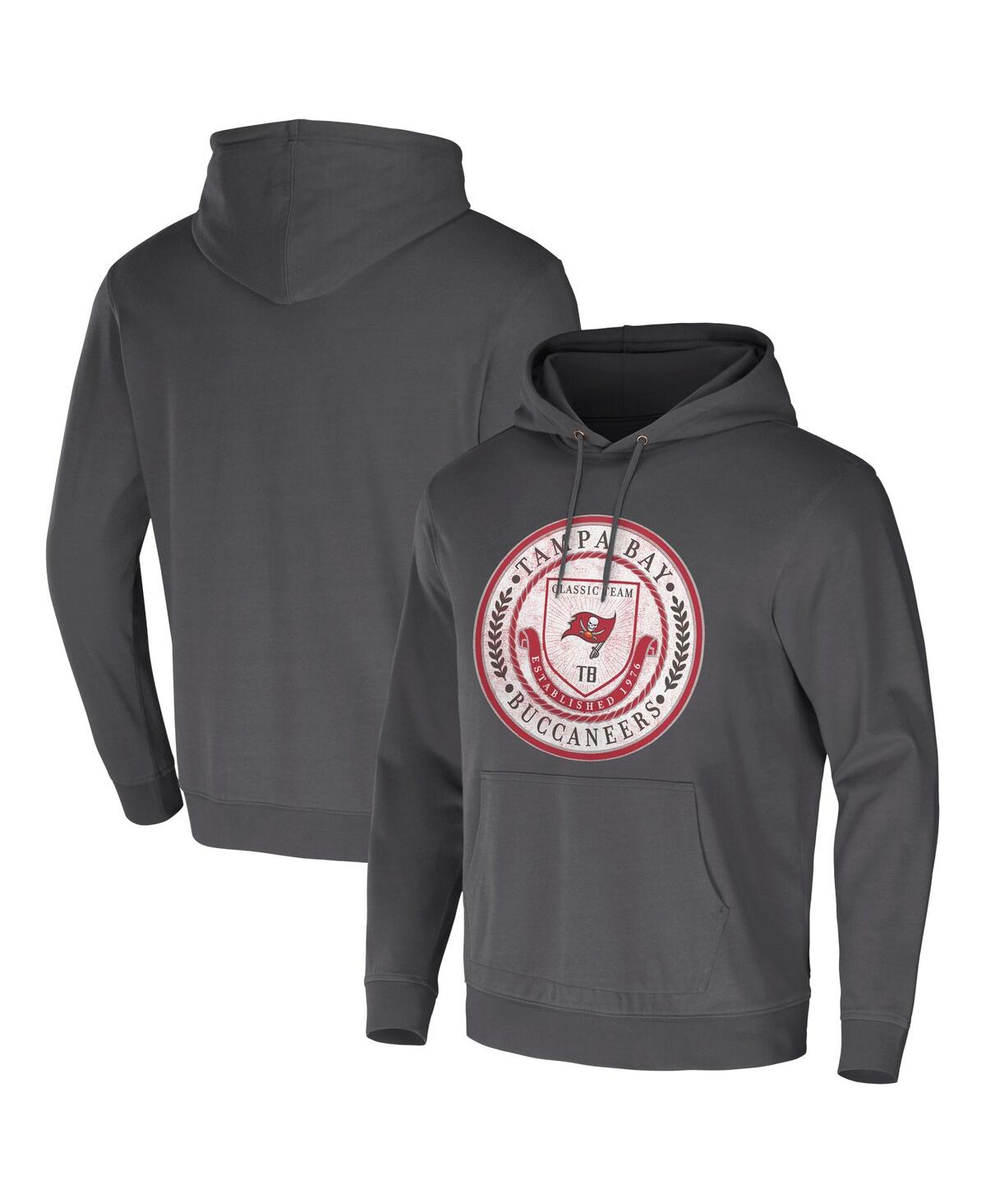 Men's Nfl x Darius Rucker Collection by FanaticsTampa Bay Buccaneers Washed Pullover Hoodie - Charcoal
