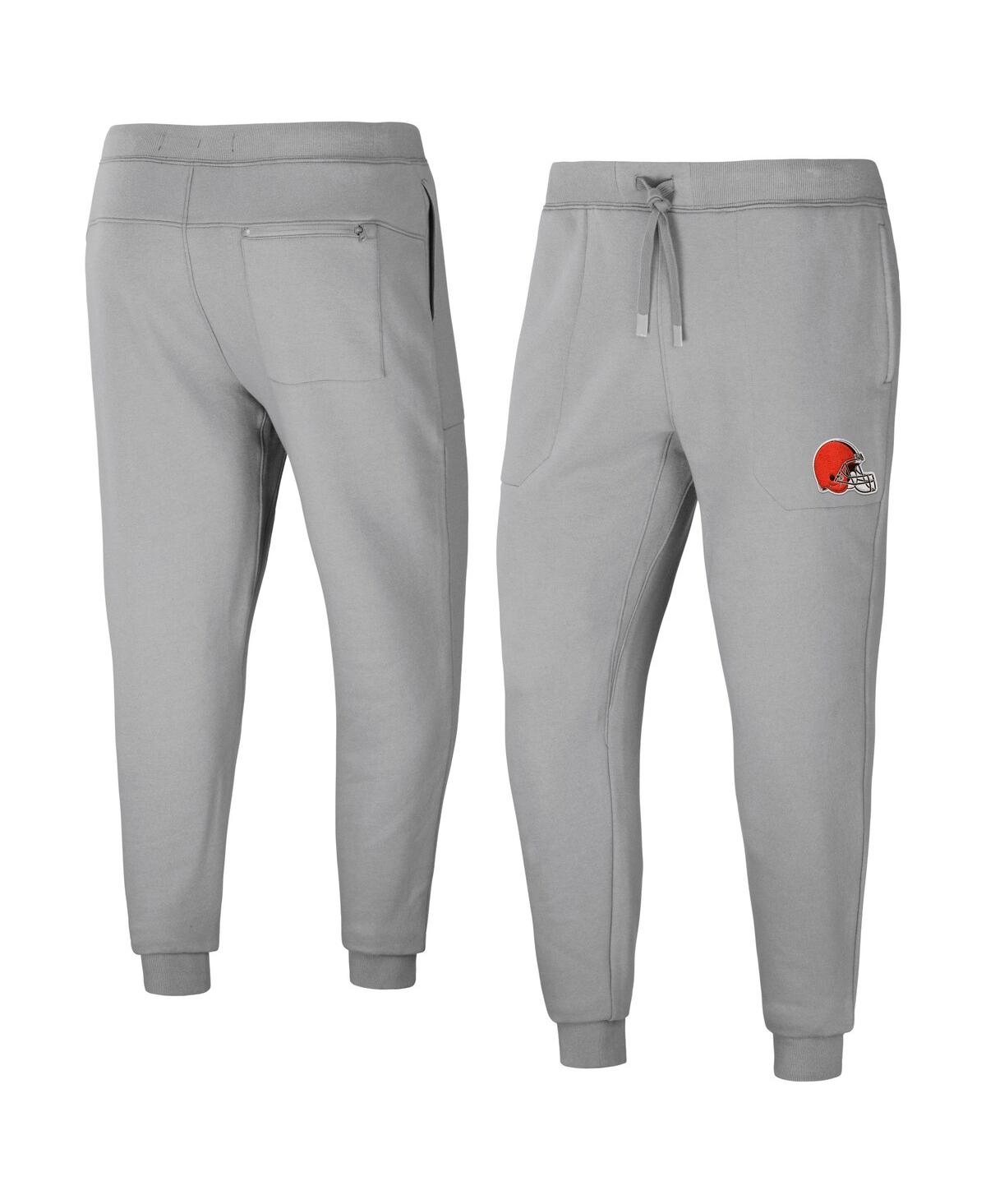 Shop Fanatics Men's Nfl X Darius Rucker Collection By  Gray Cleveland Browns Fleece Jogger Pants