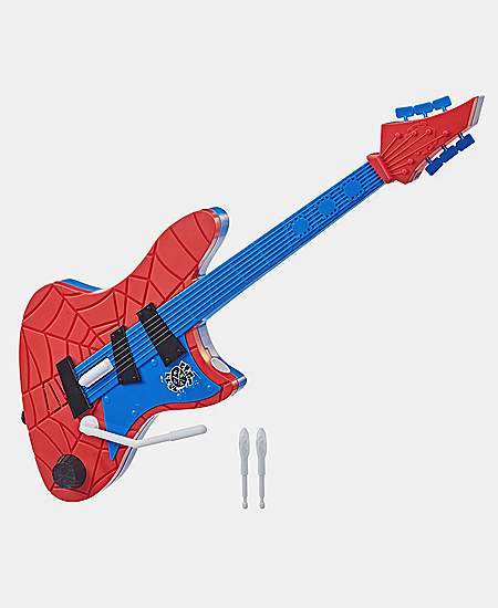  Spider Man Across The Spider Verse Spider-Punk Web Blast Spider Man Guitar 