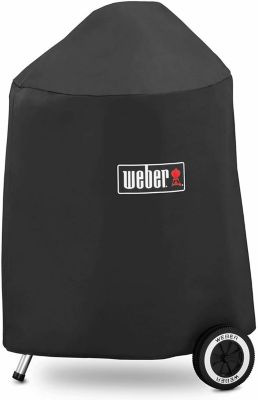 Grill Cover With Storage Bag For Charcoal Grills Black (18-Inch)