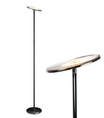 Sky 63" Super Bright LED Torchiere Modern Floor Lamp with Adjustable Head