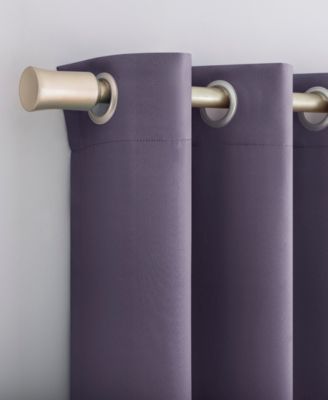 Grant Modern Glam Semi-Sheer Grommet Curtain Panel