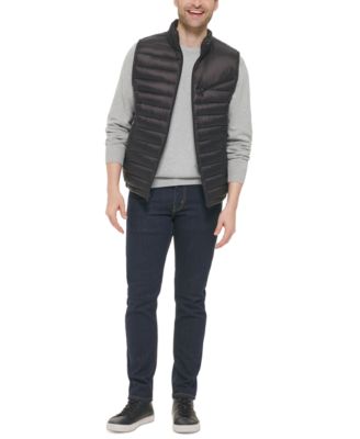 Men's Zip-Front Puffer Vest