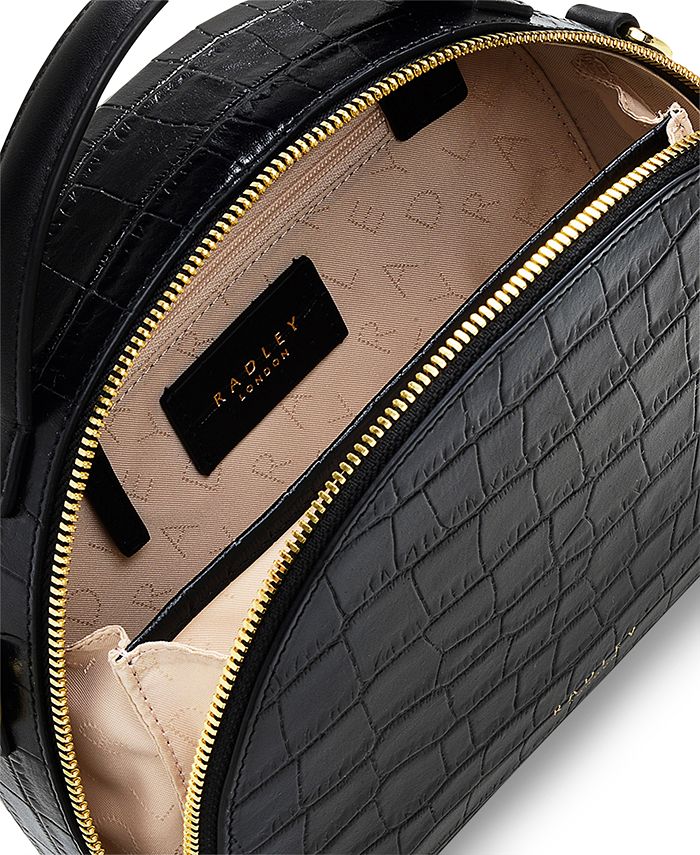 Radley London Orchard Road CrocEmbossed Small Zip Around Leather