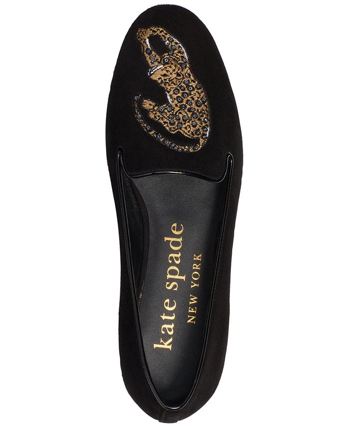 kate spade new york Women's Lounge Leopard Loafer Flats Macy's