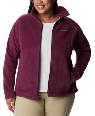 Columbia fleece jacket women's plus size hotsell