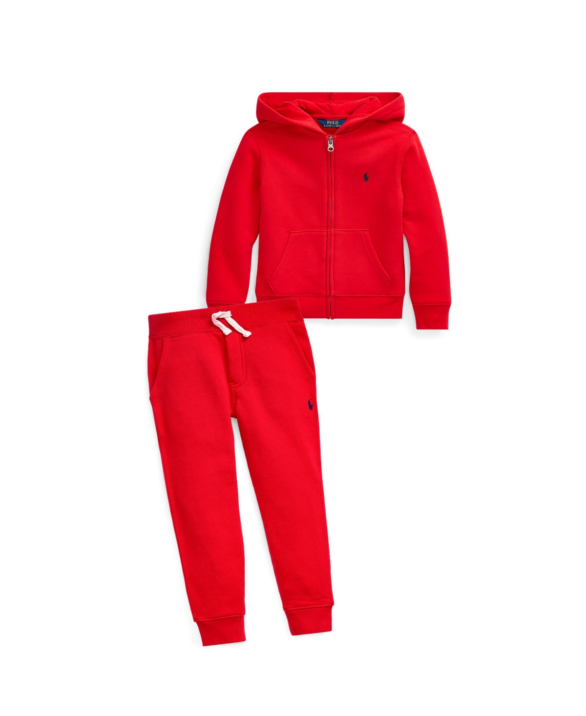 Polo Ralph Lauren Toddler And Little Boys Cotton Fleece Jogger In Rl2000 Red