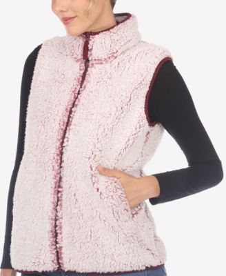 Women's Zip Up Sherpa Vest