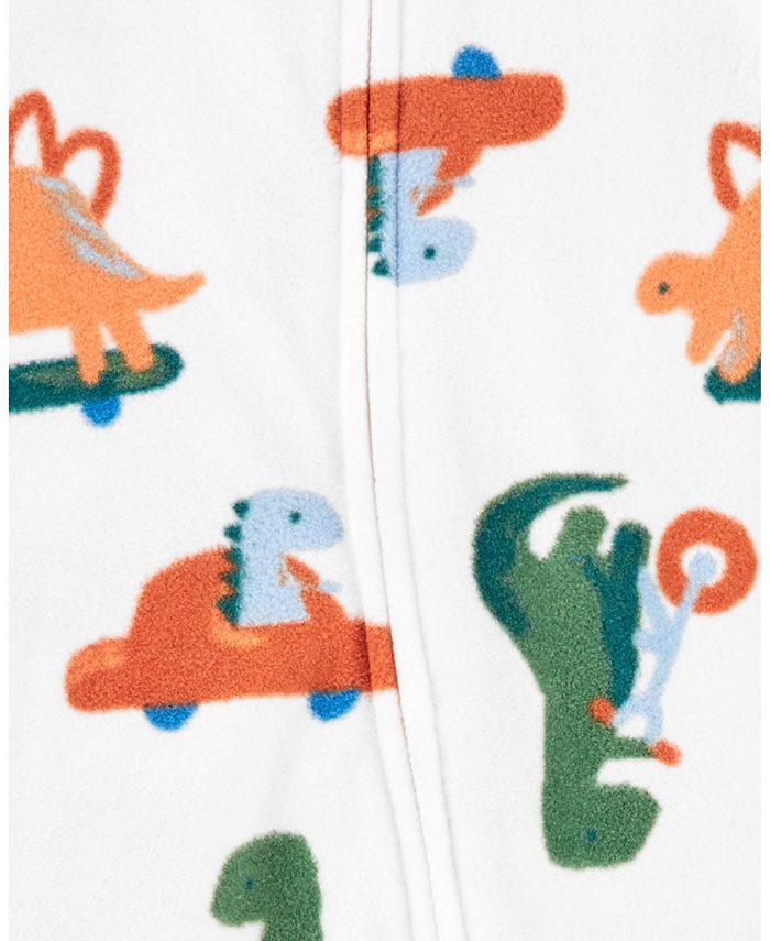 Carter's Baby Boys Dinosaur ZipUp Fleece Sleep and Play Macy's
