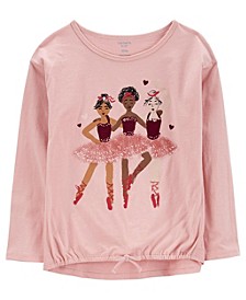 Big Girls Ballerina Jersey T-shirt