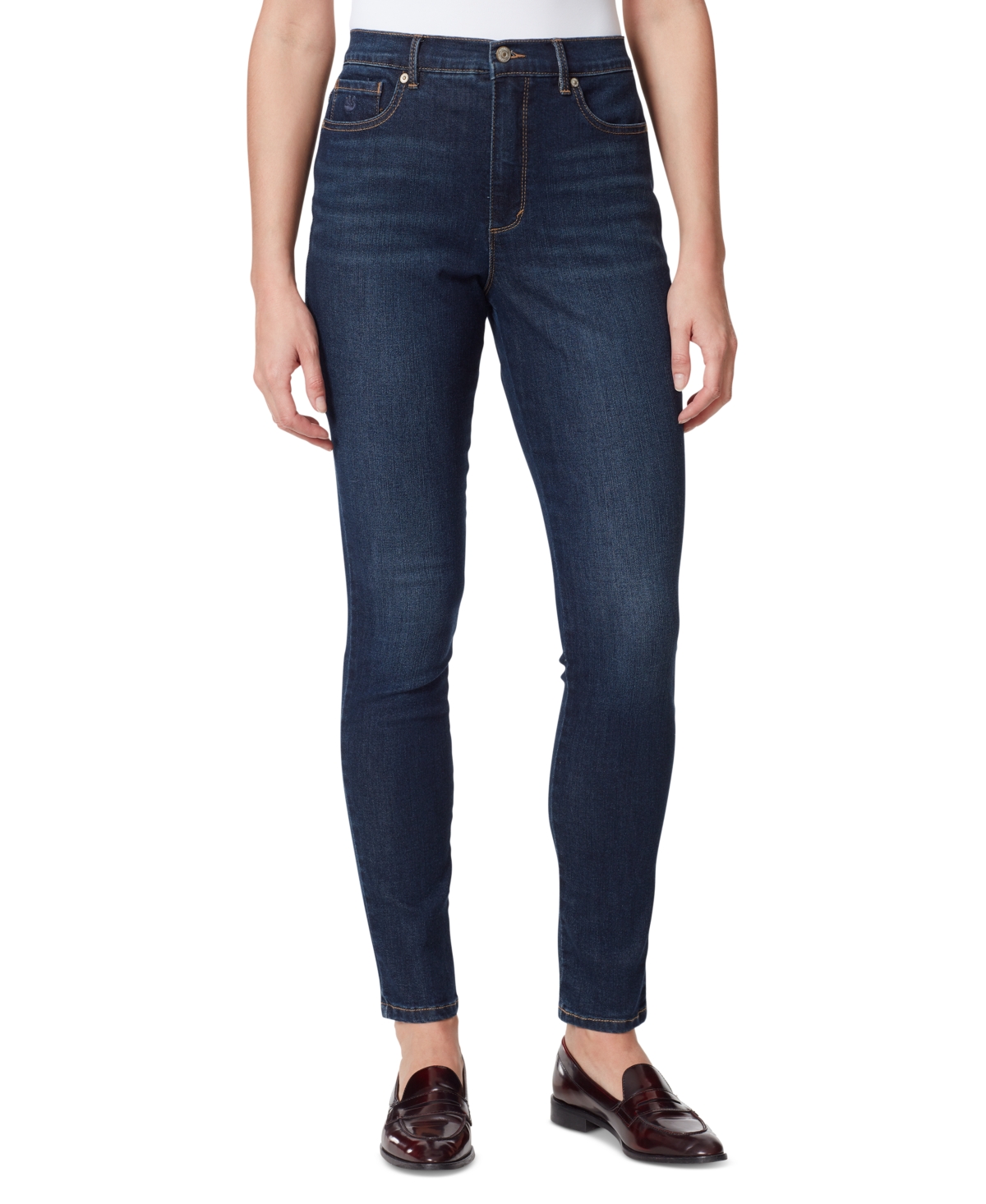 Gloria Vanderbilt Women's Amanda Skinny-leg High Rise Jeans In Castlewood Wash