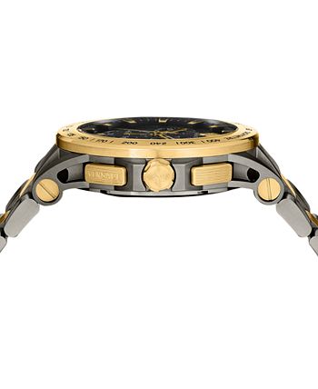 Versace Men's Swiss Chronograph Sport Tech Two-Tone Stainless Steel ...