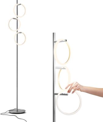 Saturn 66" LED Tree Floor Lamp with 3 Removeable Light Rings