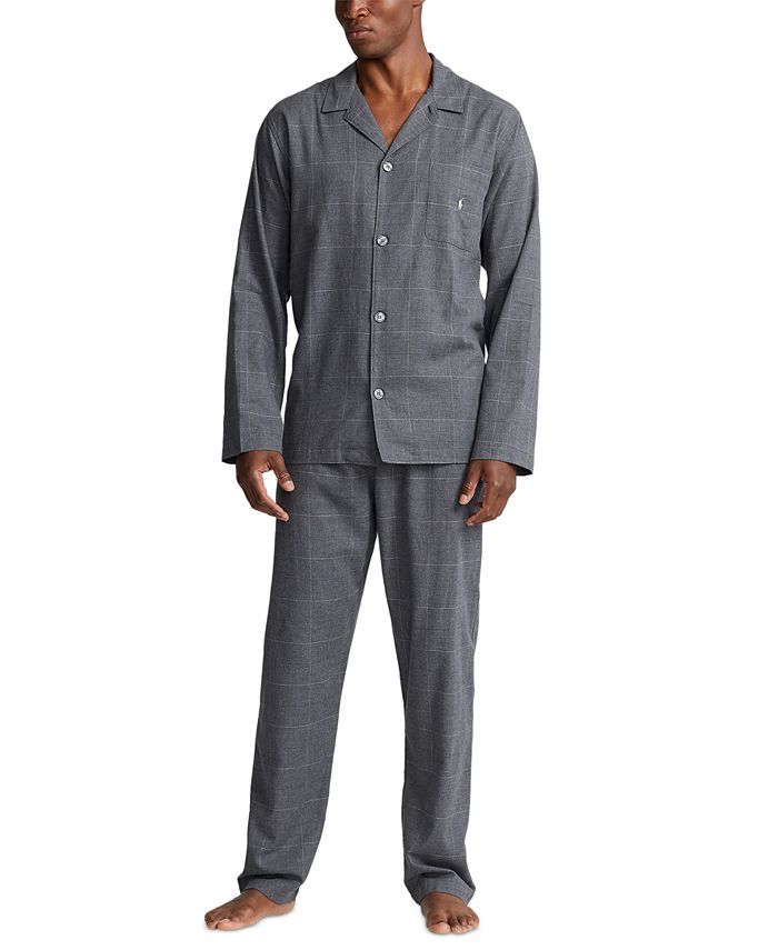 Polo Ralph Lauren Men's Flannel Sleepwear Set - Macy's