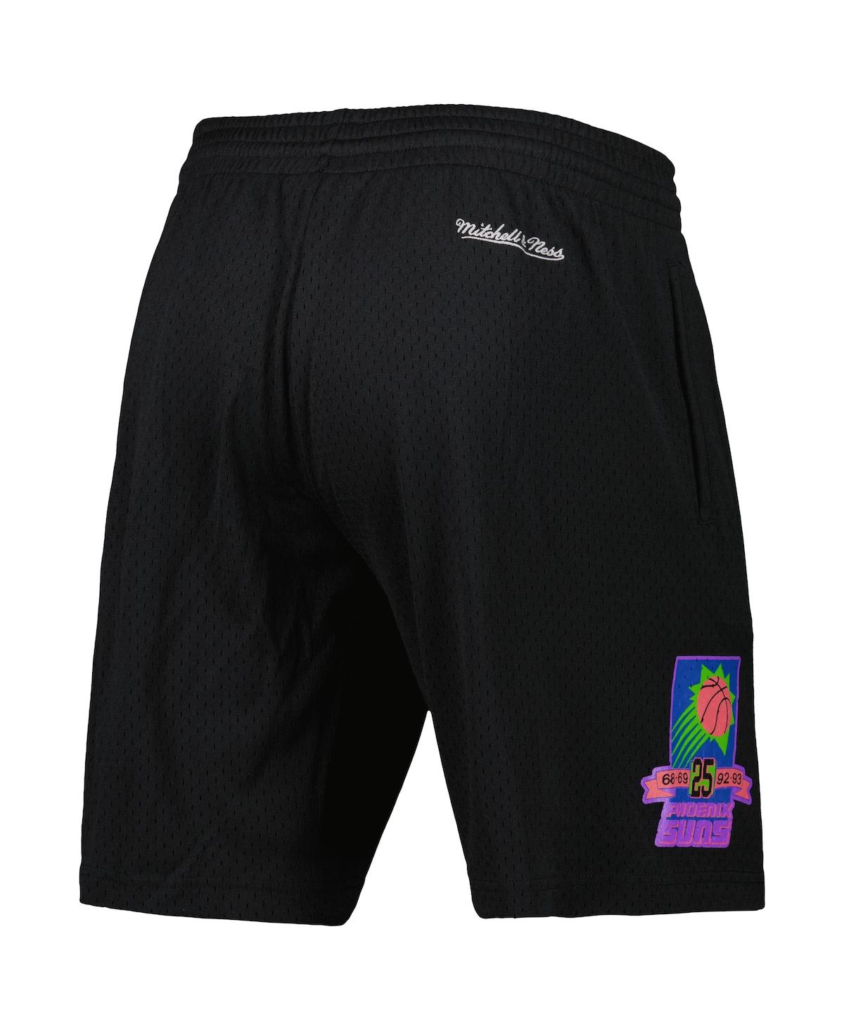 Shop Mitchell & Ness Men's  Black Phoenix Suns Hardwood Classics Color Bomb Energy Shorts