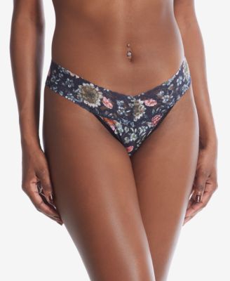 Hanky Panky - Printed Supima Cotton Low Rise Thong Underwear