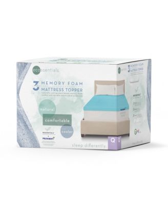 3&amp;quot; Memory Foam Mattress Topper, Queen