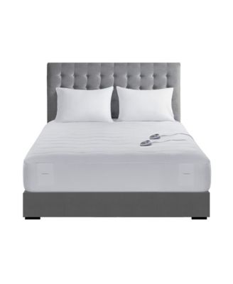 Plush Deep All Around Elastic Pocket Heated Mattress Pad