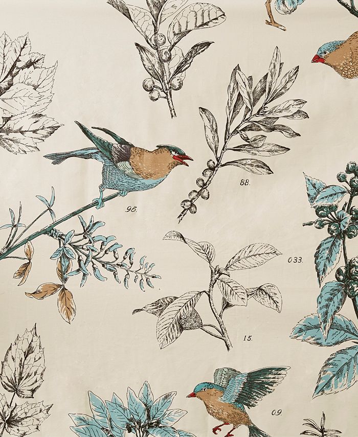 Madison Park Quincy Cotton Shower Curtain, 72" x 72" Macy's