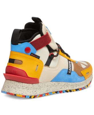 Lacoste Men's Run Breaker Mixed-Media Waterproof High-Top Sneakers