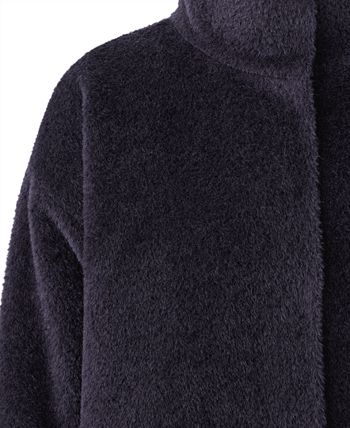 Eileen fisher stand collar 2025 cocoon coat