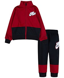 Toddler Boys Jumpman and Nike Tricot Jacket and Joggers, 2 Piece Set