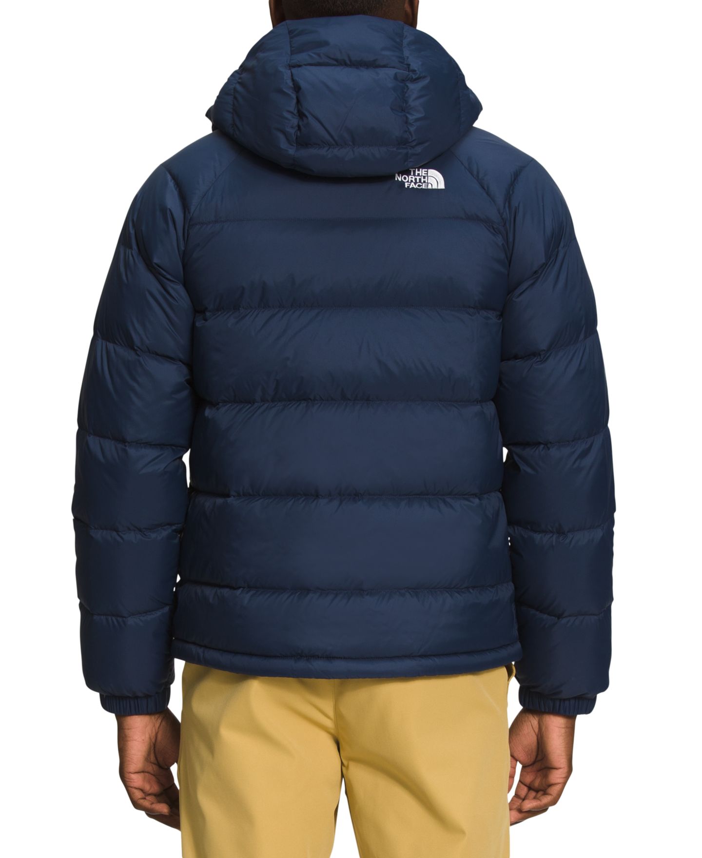 Мужская куртка The North Face Hydrenalite DWR Quilted Hooded Down Puffer, цвет: Снежный тёмно-синий — фото 2