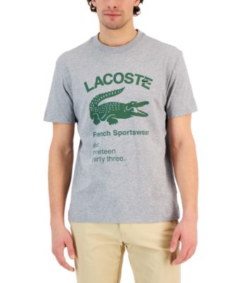 Lacoste Men's Logo-Graphic Crewneck T-Shirt - Macy's