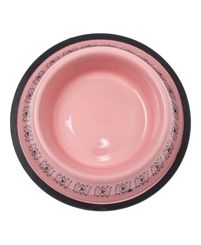 JoJo Modern Pets Ecofriendly Non Skid Boho Stainless Steel Dog Bowl