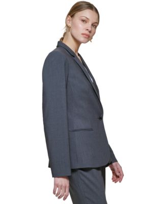 One-Button Blazer, Regular and Petite Sizes