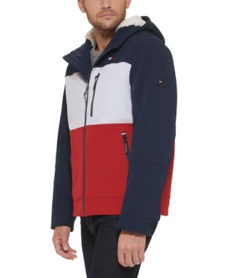 Men's Sherpa-Lined Softshell Hooded Jacket
