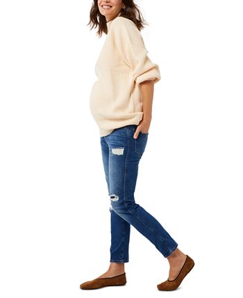 Frame Le Jeanne Secret Fit Belly Ripped Maternity Jeans