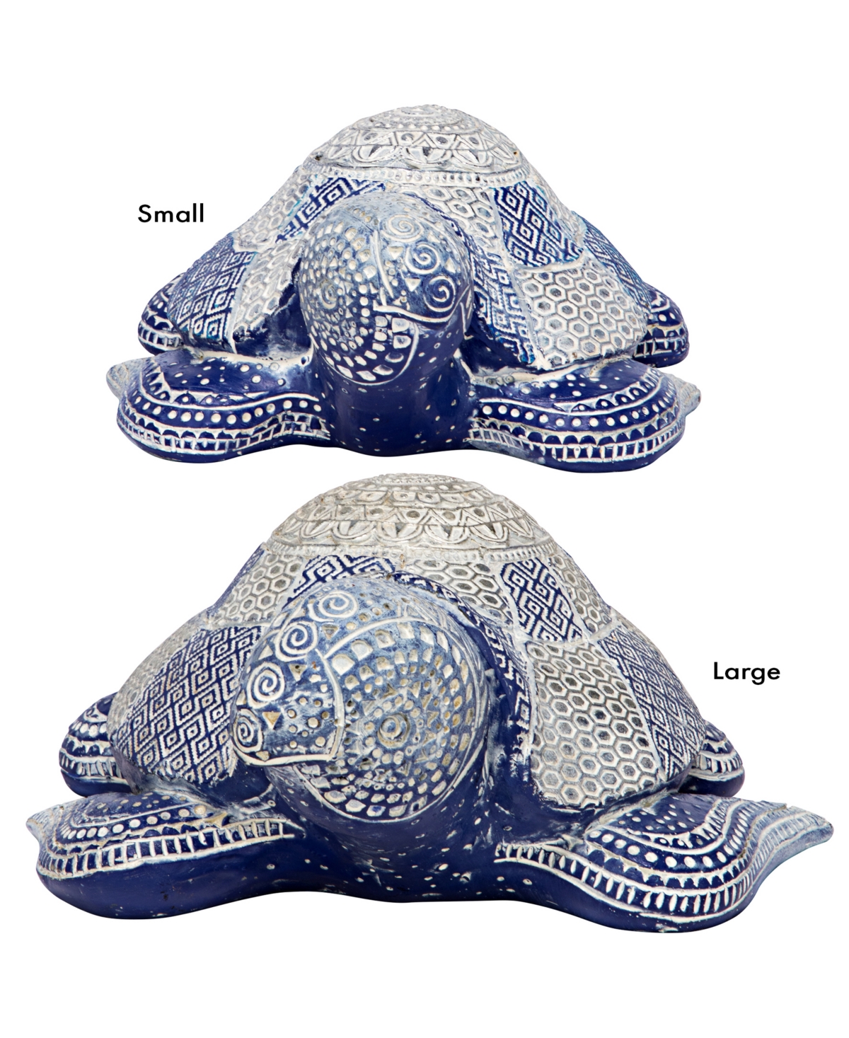 Design Toscano Peace And Harmony Sea Turtle Statue Set, 2 Piece In Blue