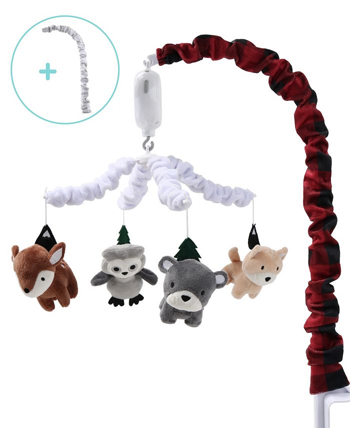 The Peanutshell Woodland Plaid Musical Mobile Macy's