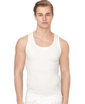 UPC 608279055358 product image for Calvin Klein Men's Classic Ribbed Tank 3-Pack NM9070 | upcitemdb.com
