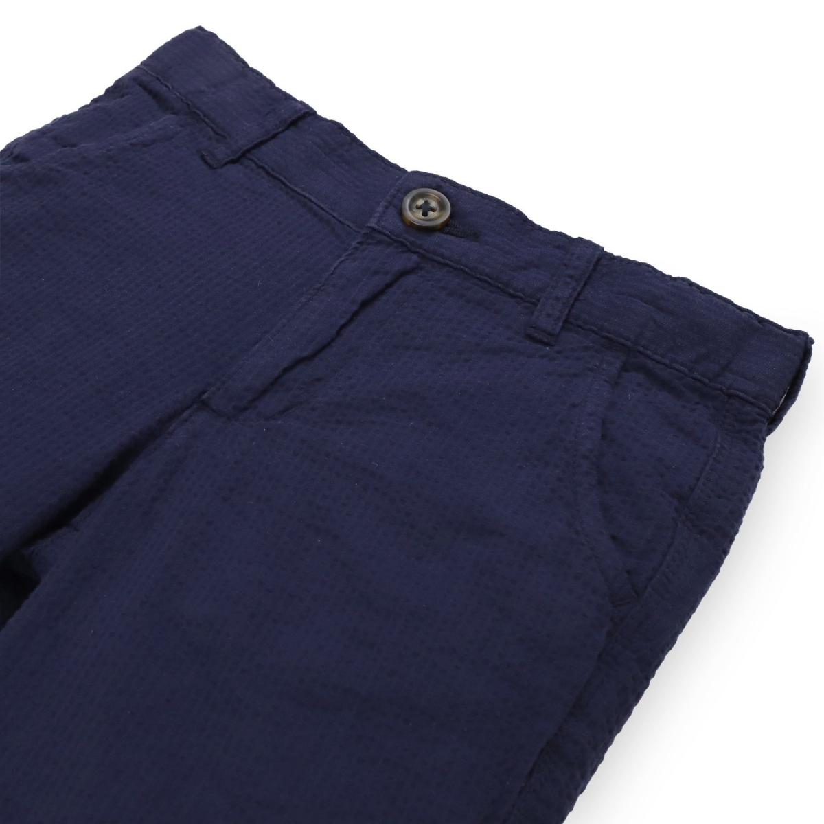 Hope & Henry Big Boys Organic Cotton Seersucker Short
