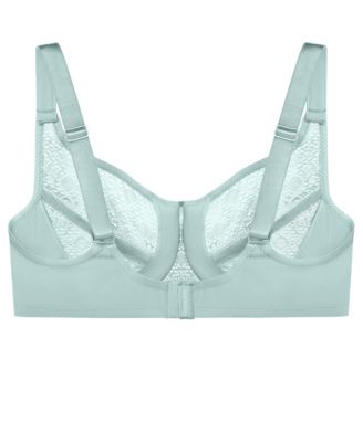 Plus Size Full Figure Wonderwire Lace Comfort Bra 9855