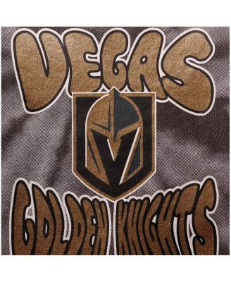 Newborn and Infant Boys and Girls Black, White Vegas Golden Knights Monterey Tie-Dye Two-Pack Bodysuit Set