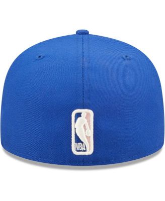 Men's Royal Philadelphia 76ers 3x NBA Finals Champions Pop Sweat 59FIFTY Fitted Hat