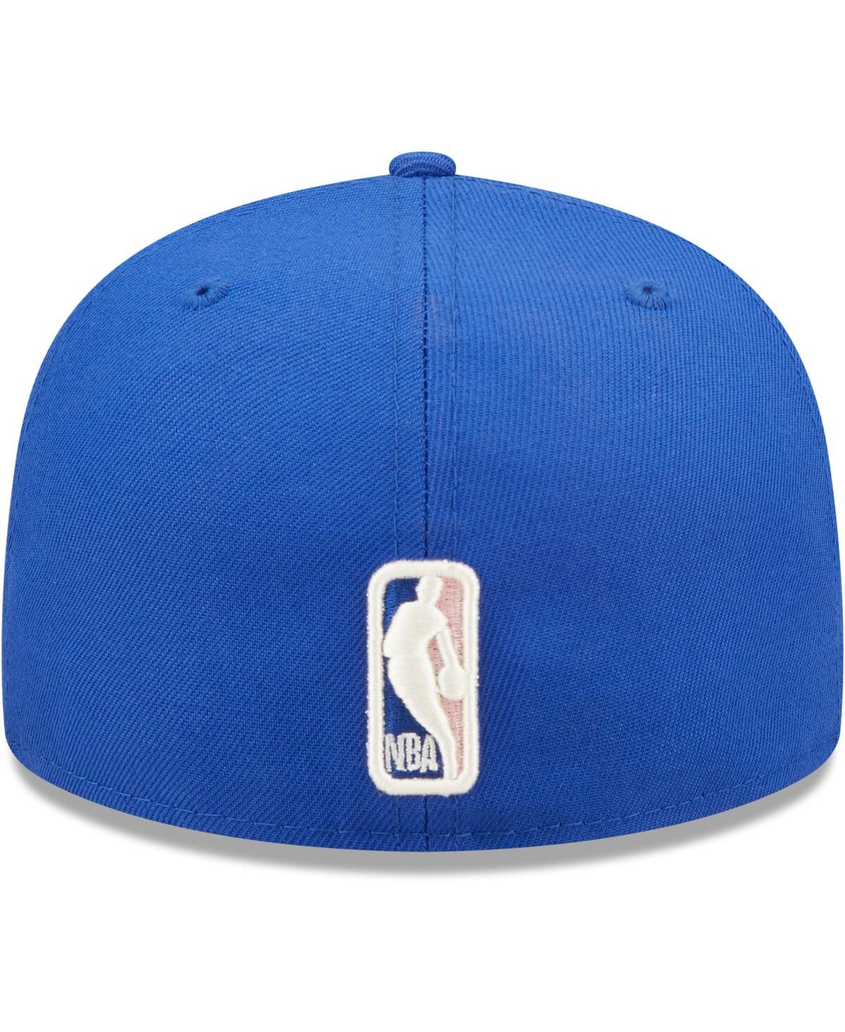 Men's New EraPhiladelphia 76ers 3x Nba Finals Champions Pop Sweat 59FIFTY Fitted Hat - Royal