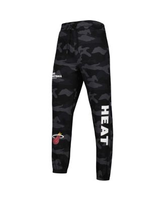 Men's Black, Camo Miami Heat Tonal Joggers