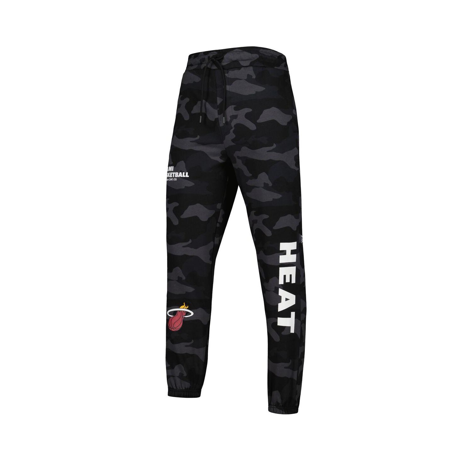 Men's Black, Camo Miami Heat Tonal Joggers