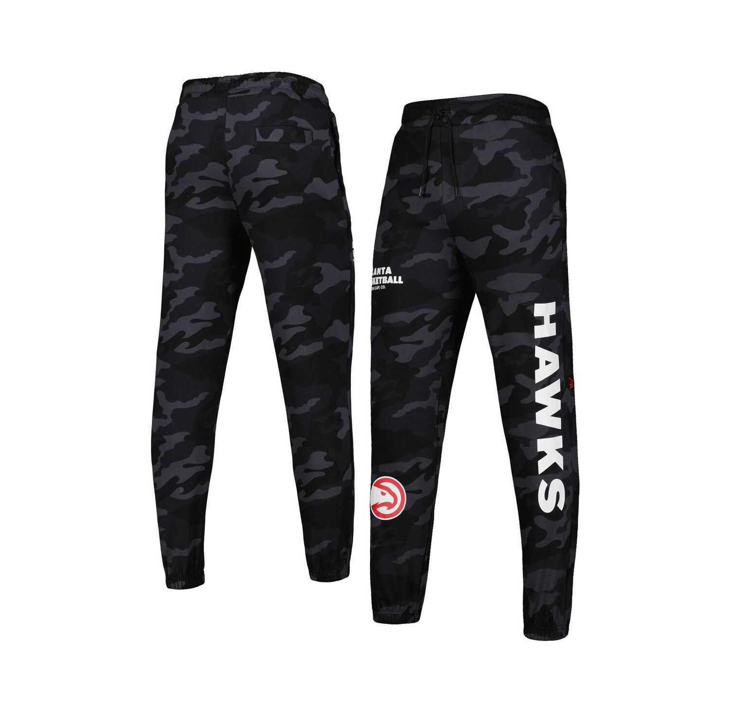 Men's Black, Camo Atlanta Hawks Tonal Joggers