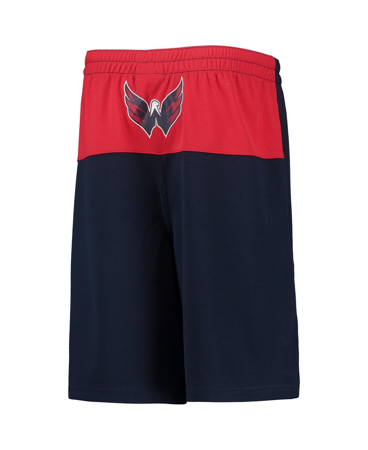 Youth Boys Alexander OvechkWashington Capitals Pandemonium Name and Number Shorts - Navy