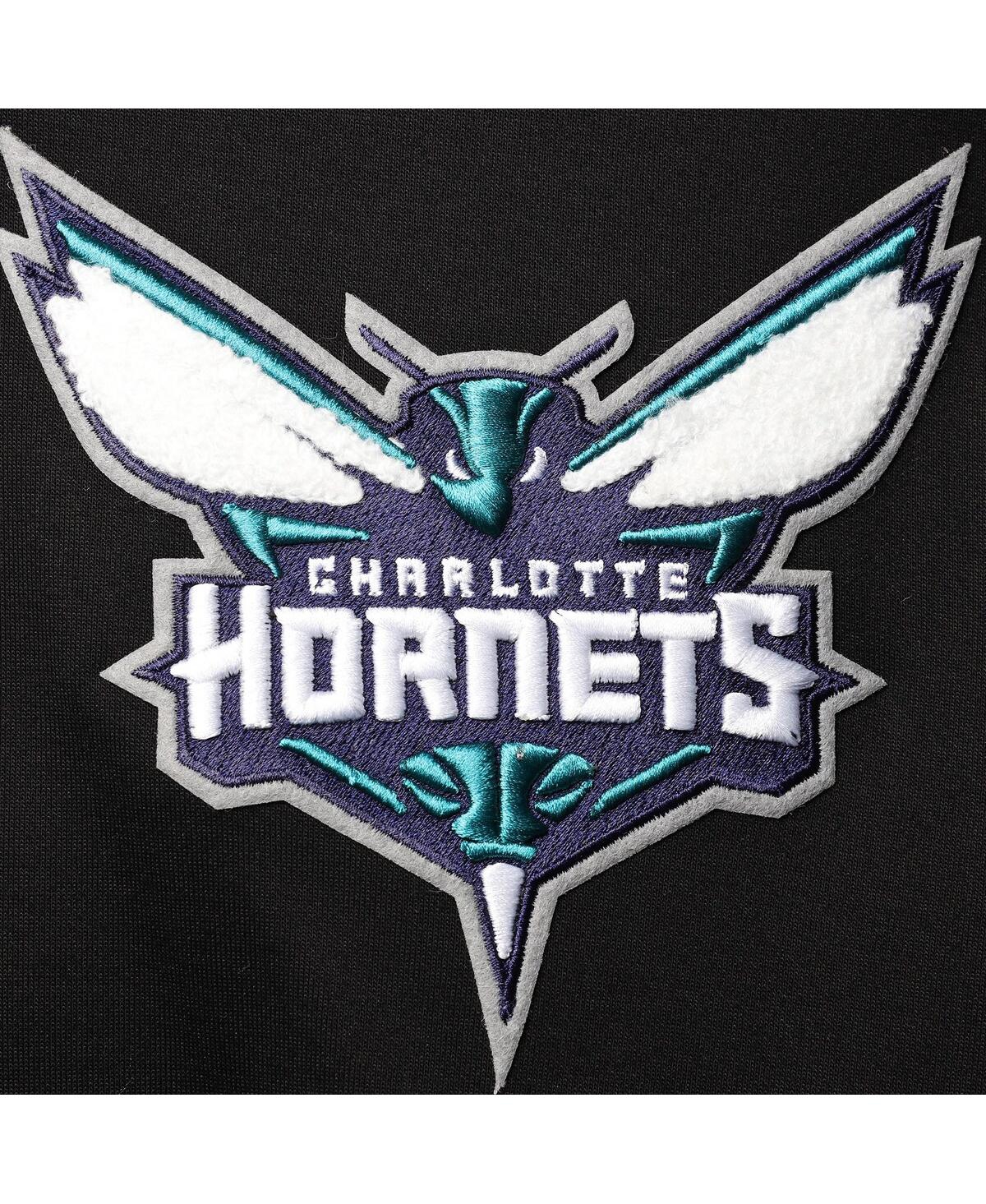 Men's Pro StandardCharlotte Hornets Logo Pullover Hoodie - Black
