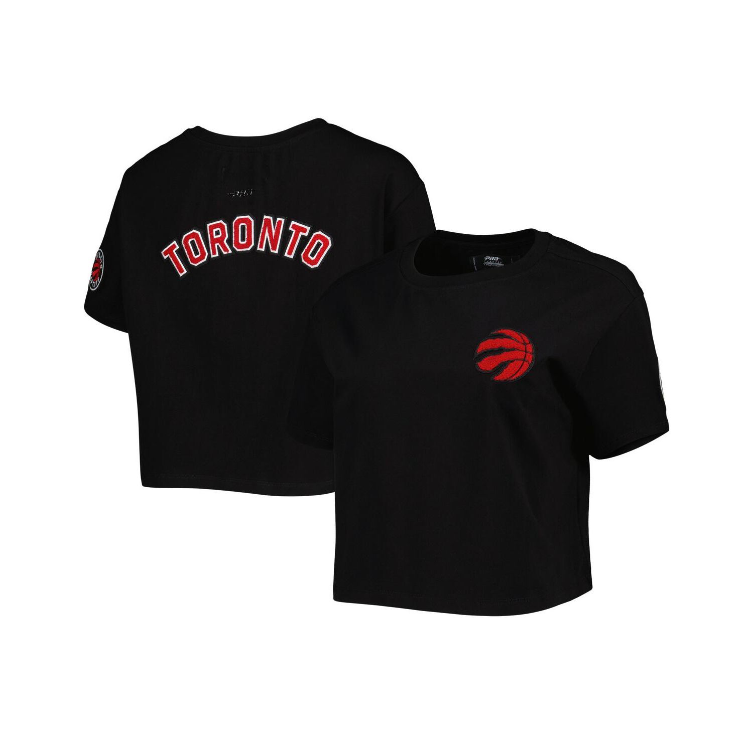 Women's Black Toronto Raptors Classics Boxy T-shirt