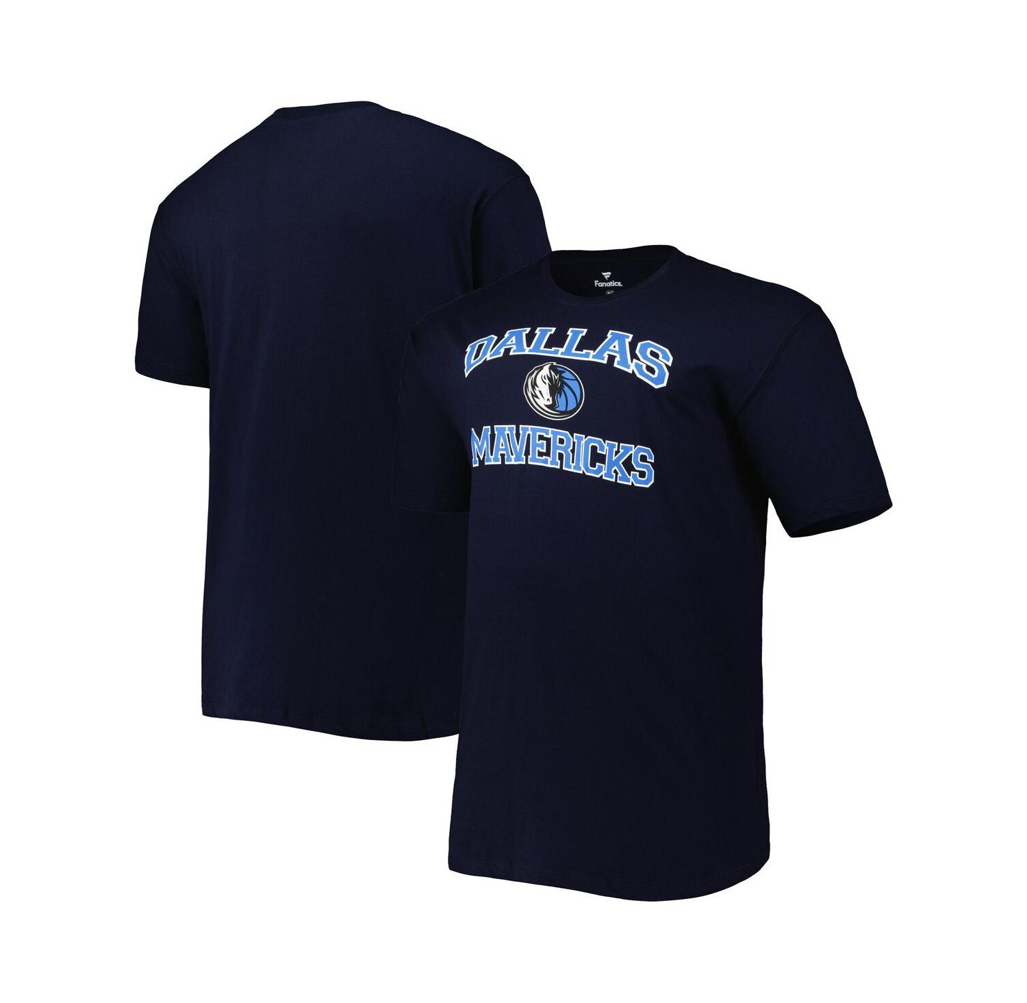 Men's Navy Dallas Mavericks Big and Tall Heart and Soul T-shirt