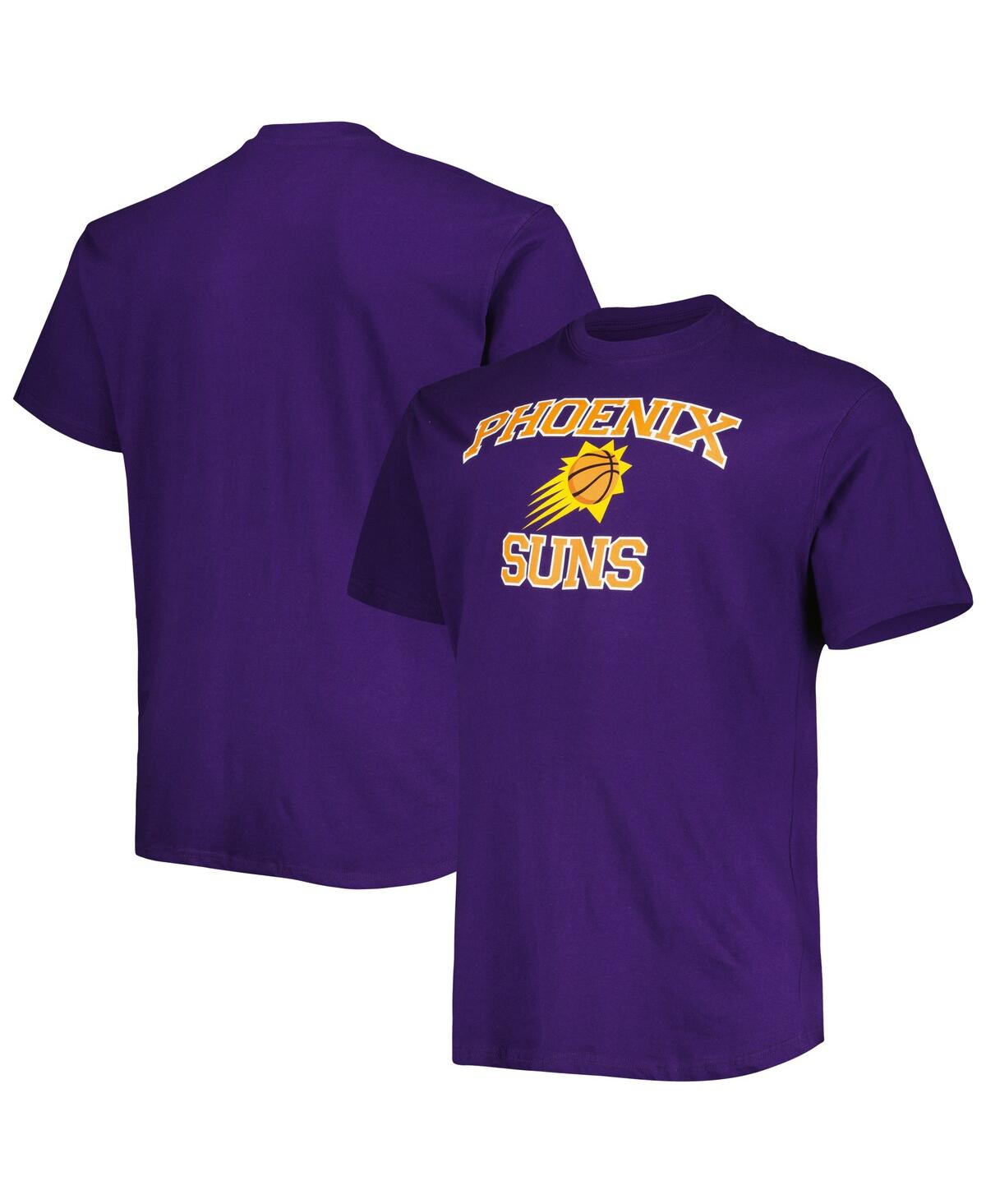 Shop Profile Men's Purple Phoenix Suns Big And Tall Heart And Soul T-shirt