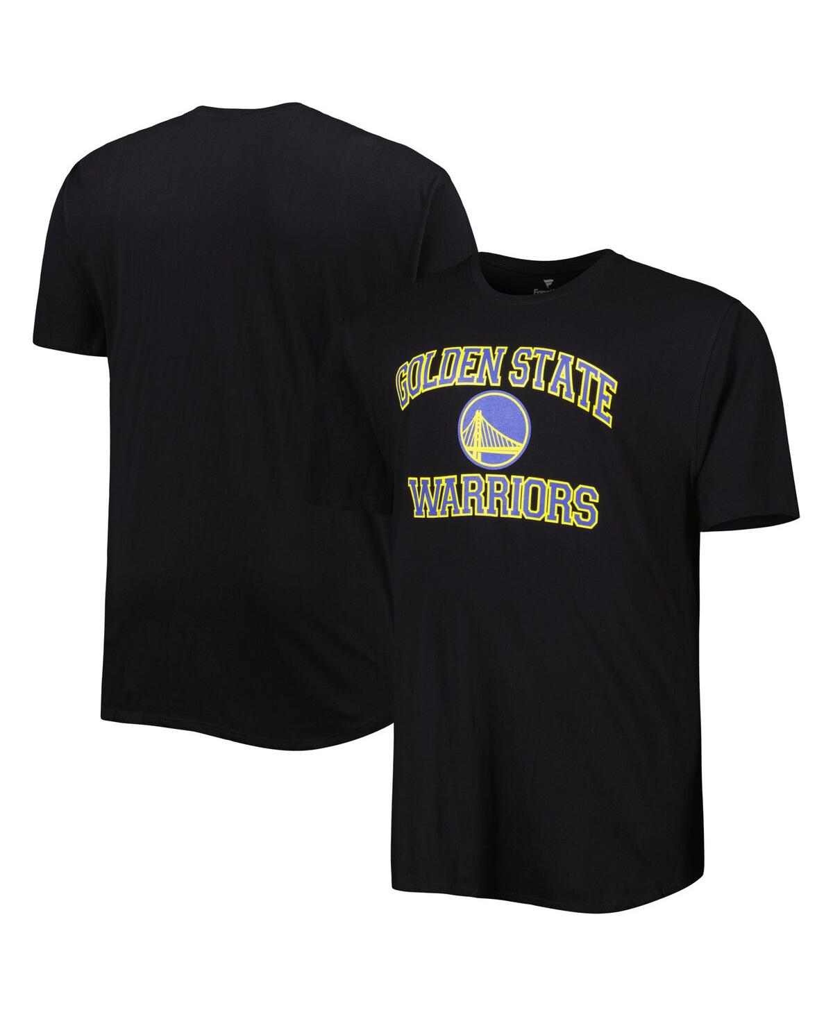 Men'sGolden State Warriors Big and Tall Heart and Soul T-shirt - Black